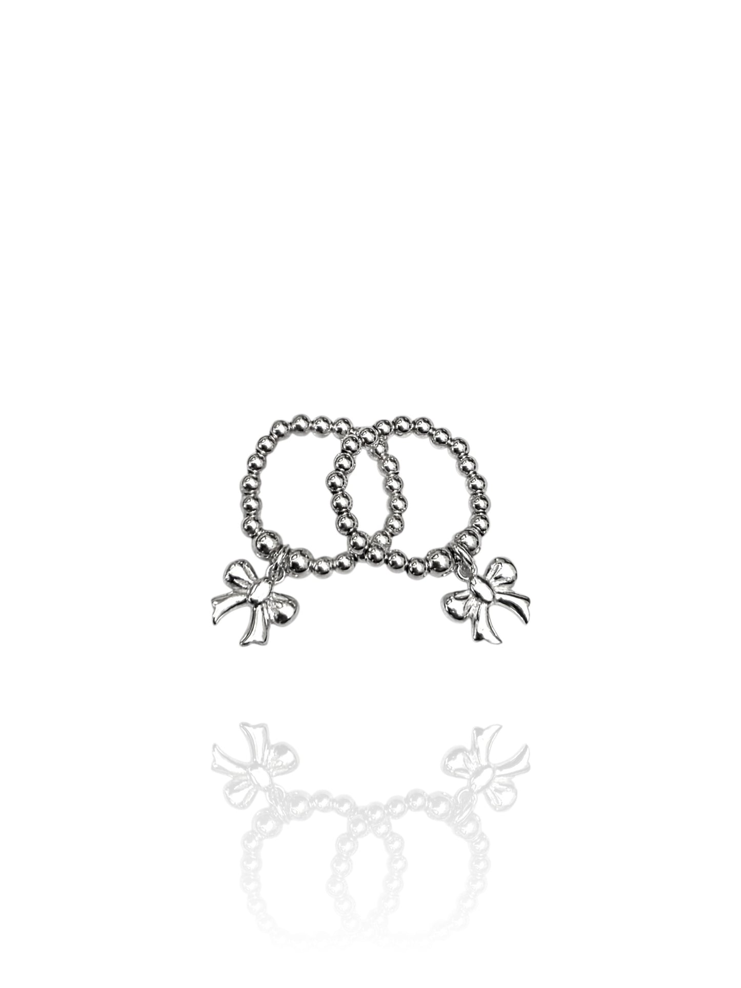 Taylor Bow Duo Ring Set