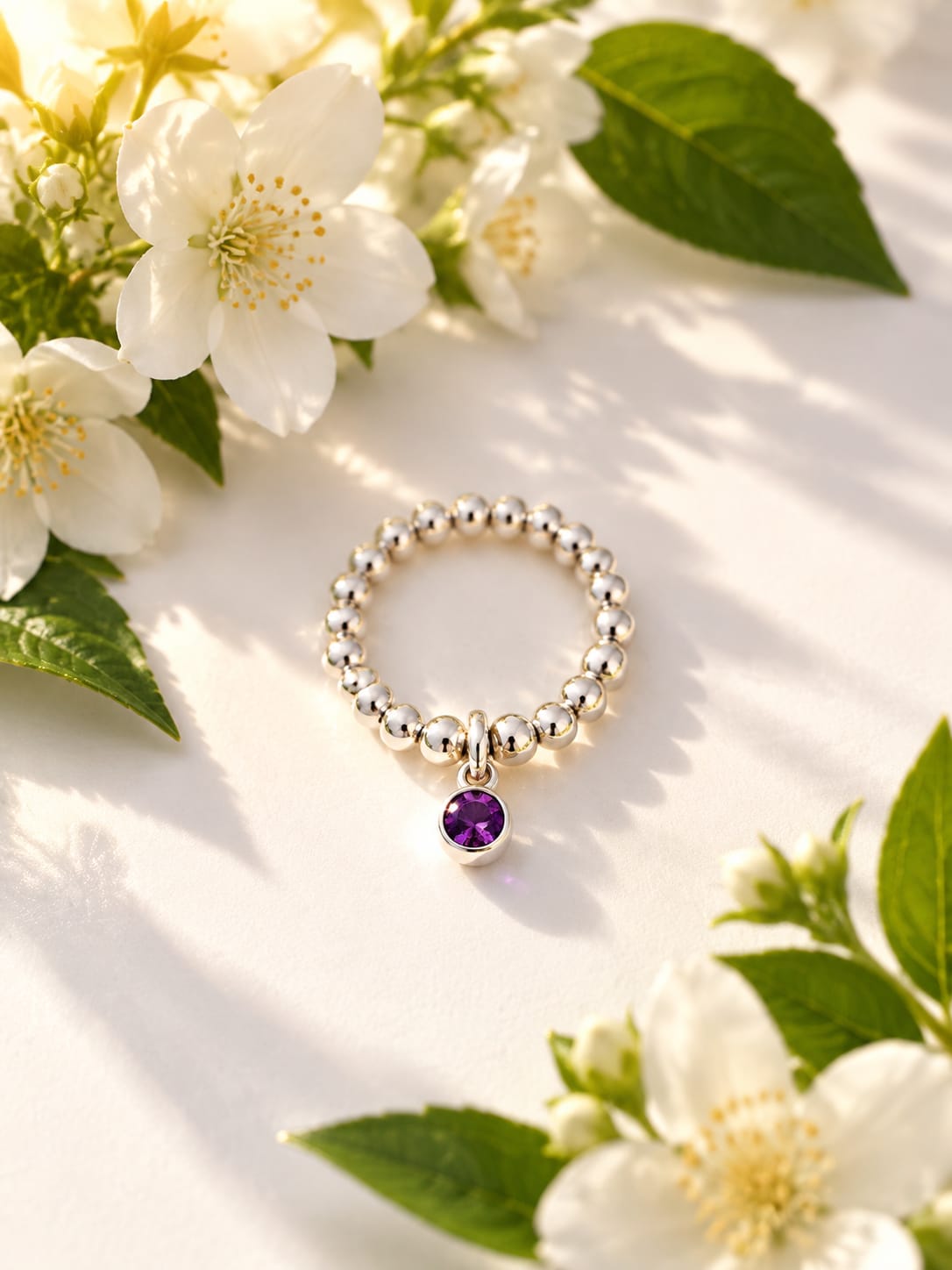 Amethyst Sparkle Ring