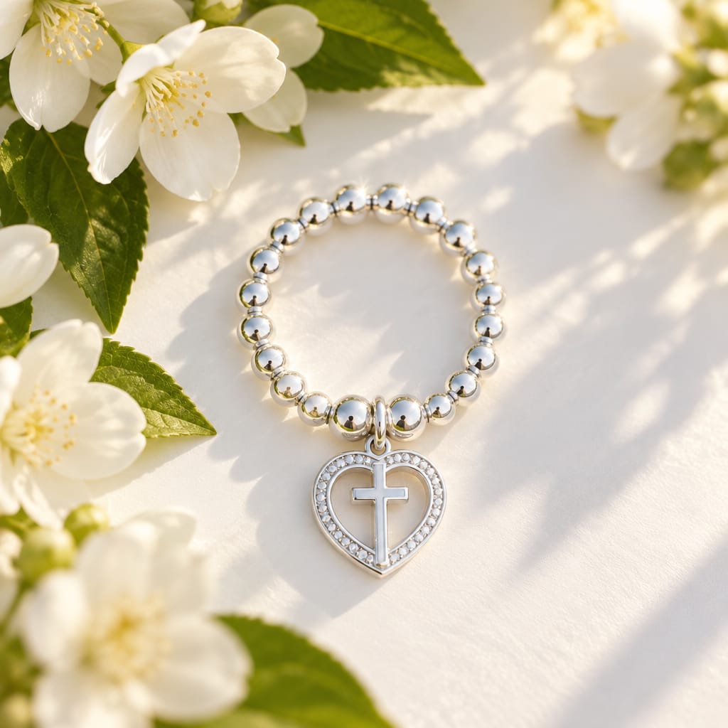 Heart Cross Ring