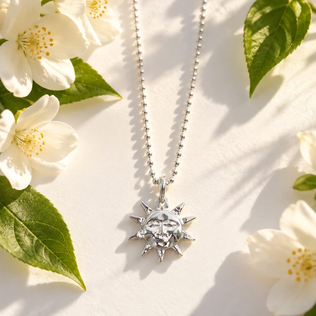 Spikey Sun Necklace