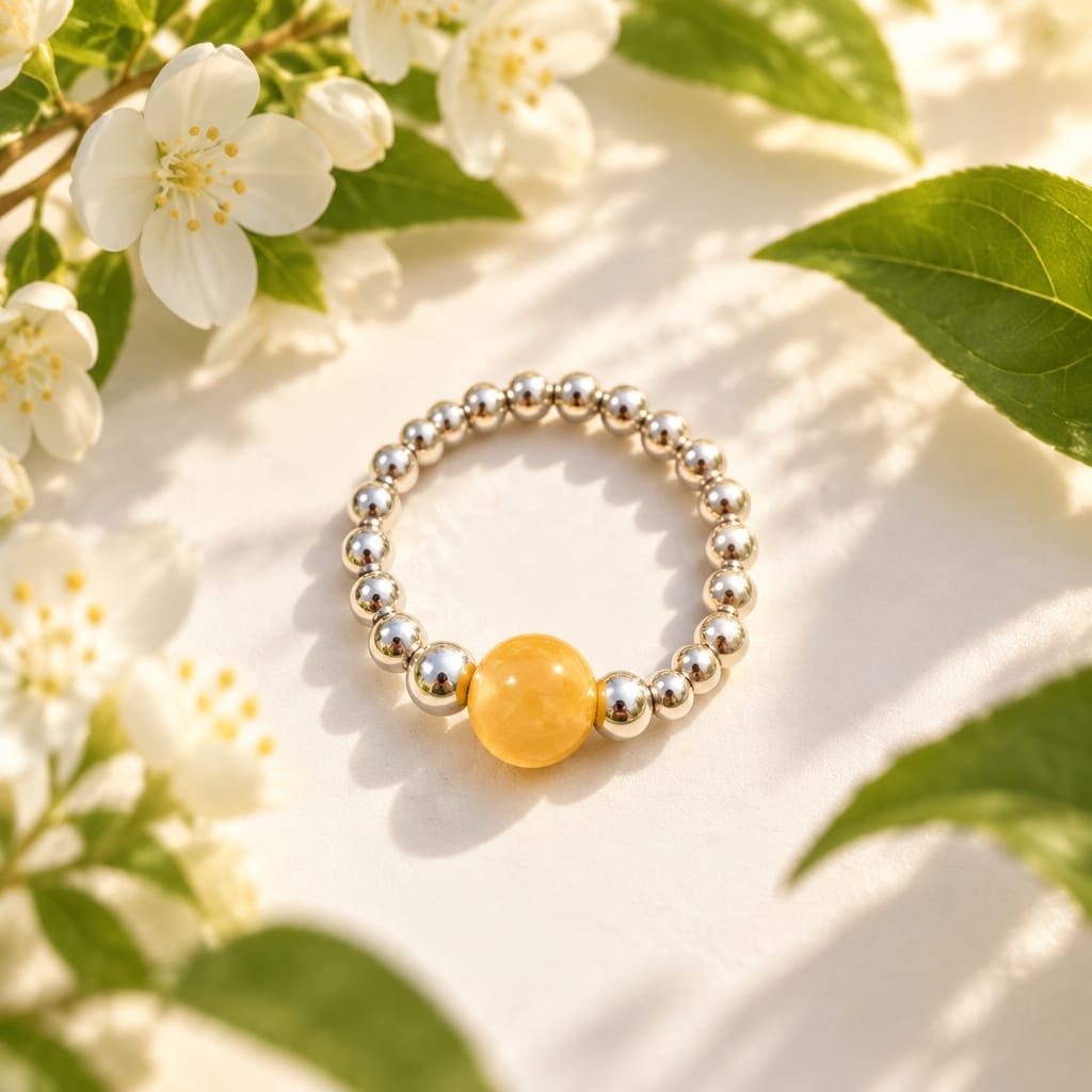 Sunshine Citrine Ring
