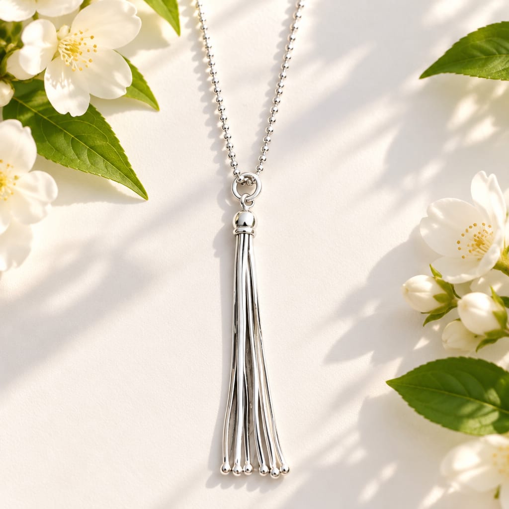 Silk Tassel Necklace