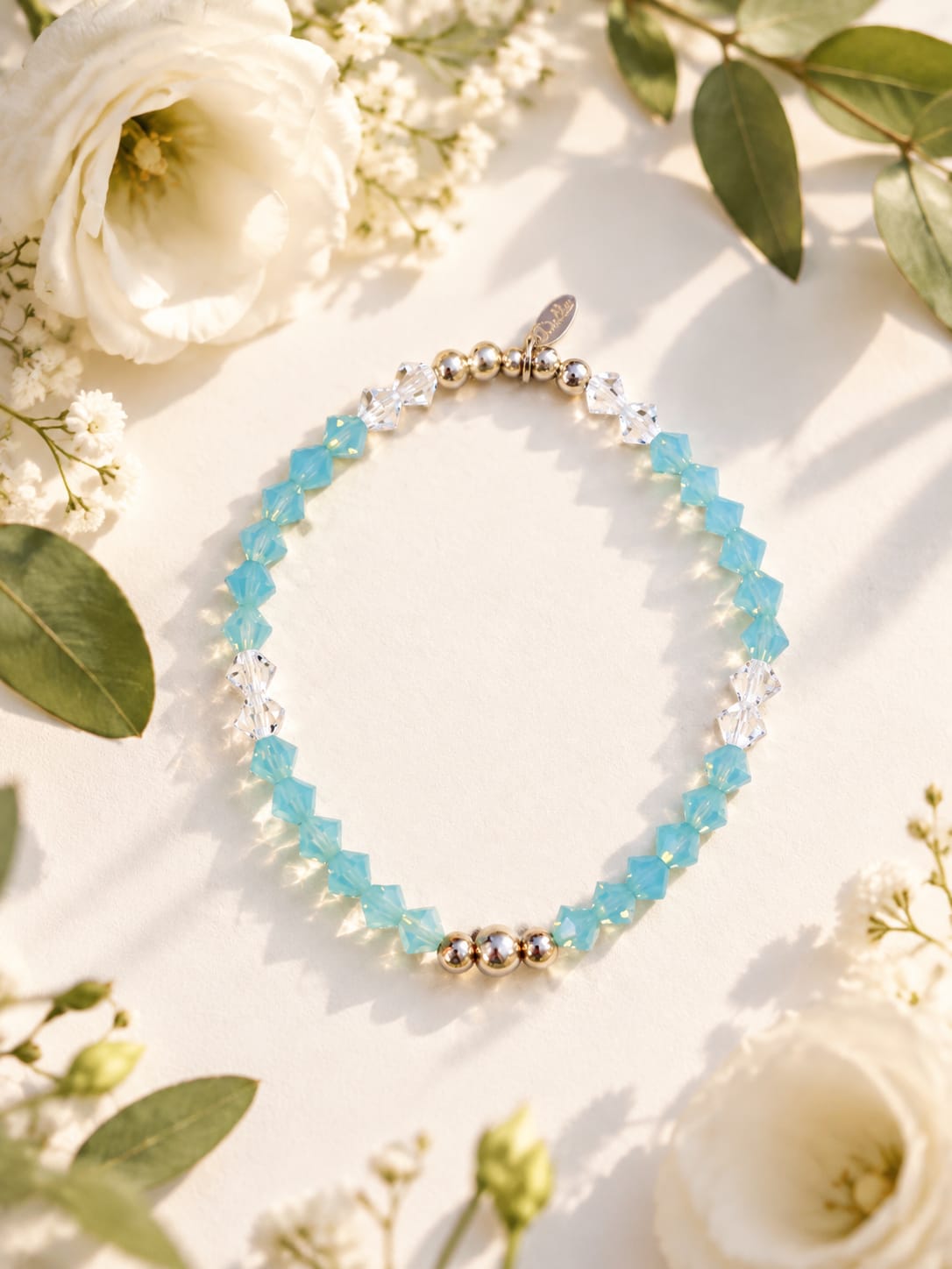 Aqua Sparkle Crystal Bracelet