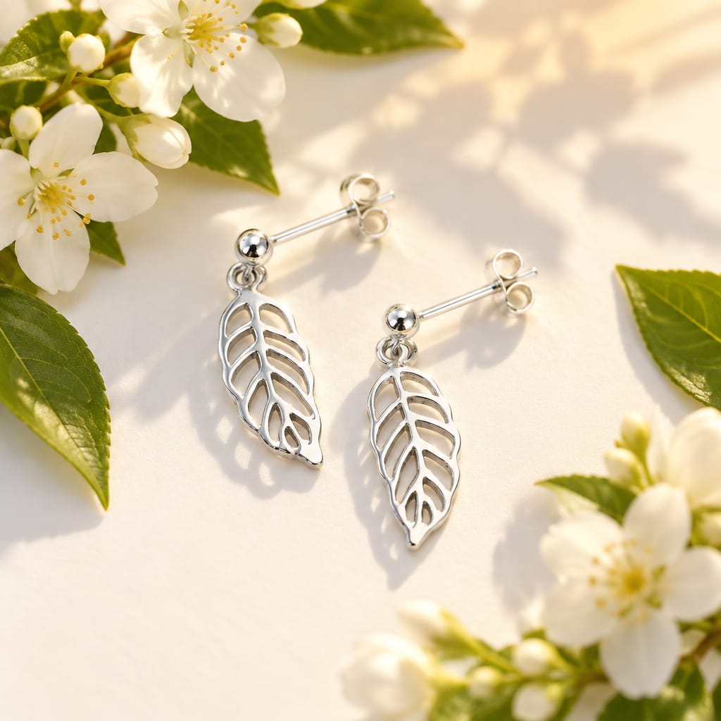 Beech Leaf Earrings