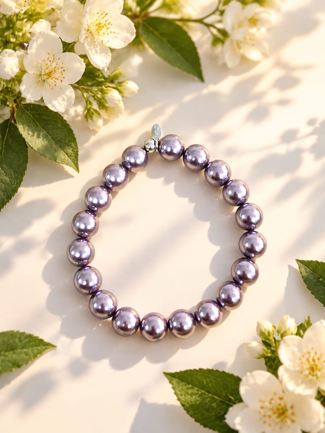 Purple Pearl Bracelet