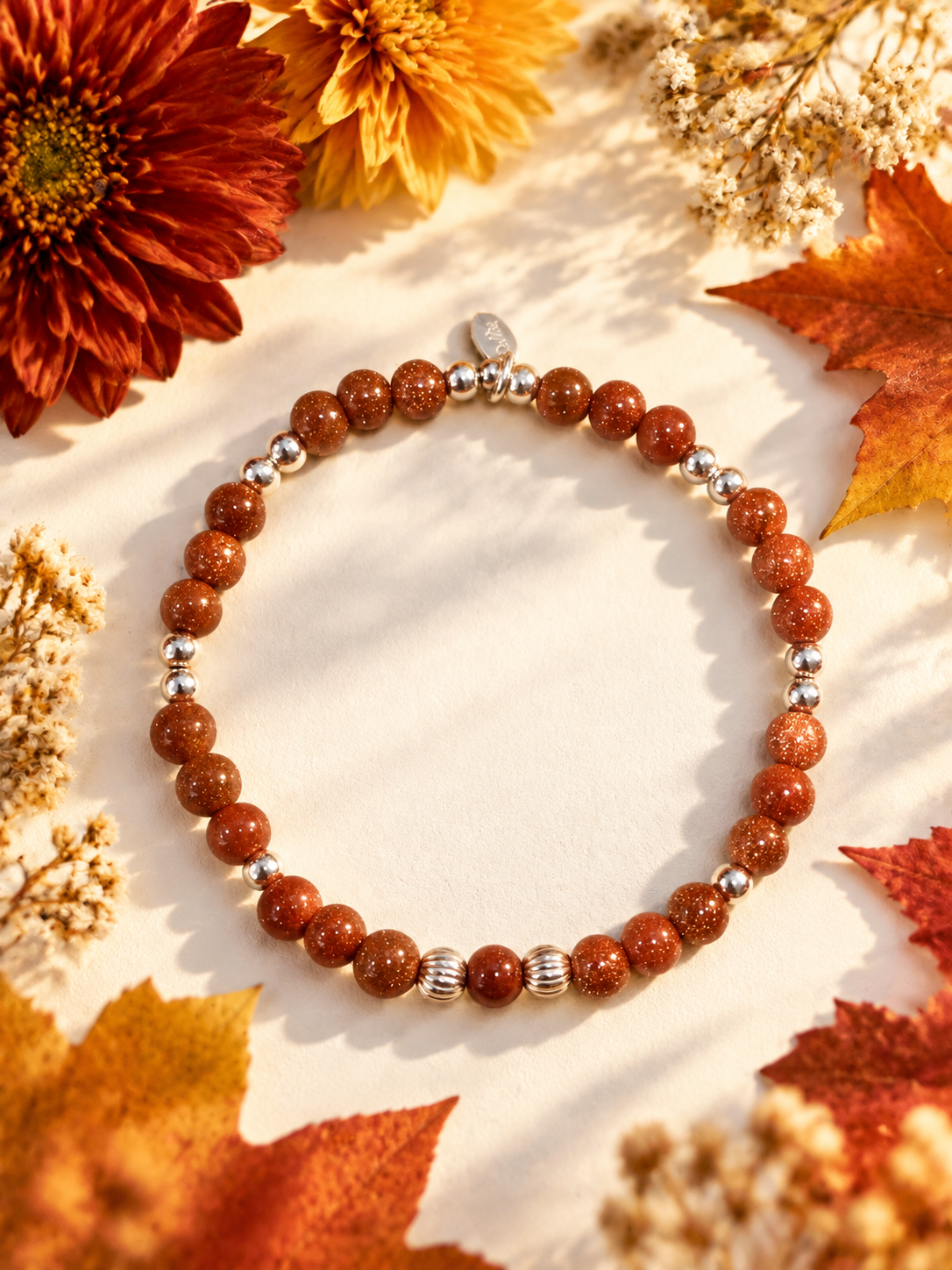 Cinnamon Goldstone Bracelet