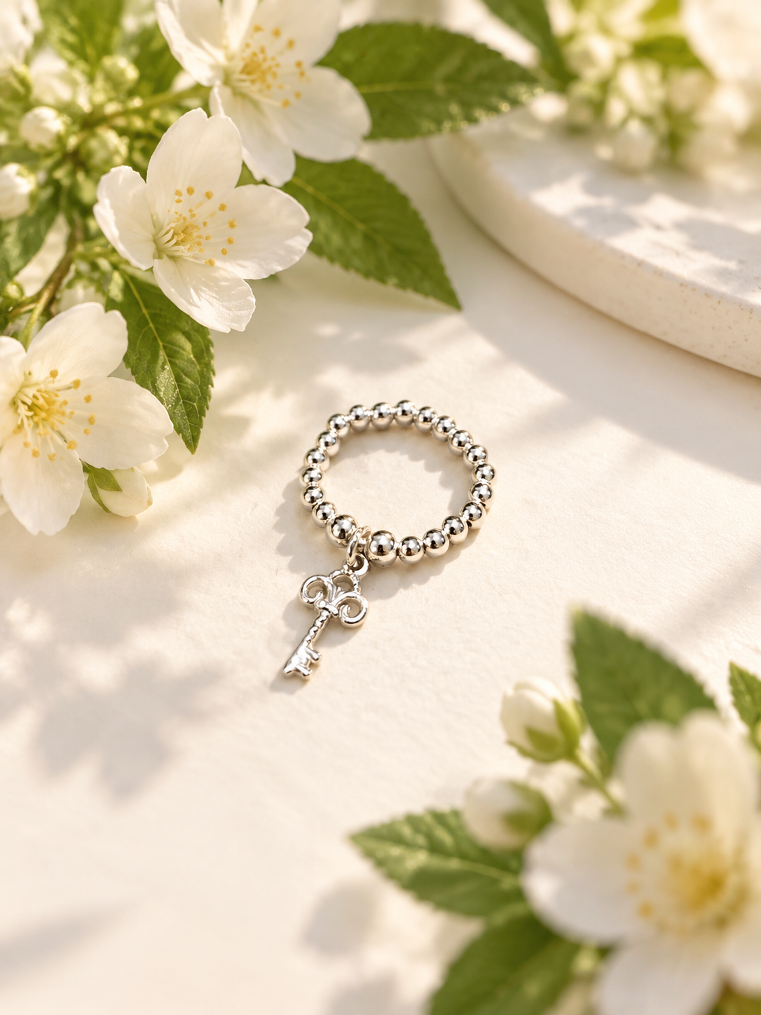 Silver Key Ring