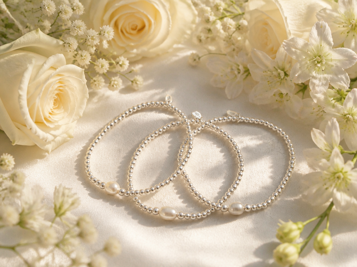 Classic White Pearl Bracelet