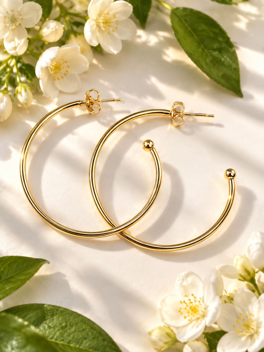 Large Gold Hoops