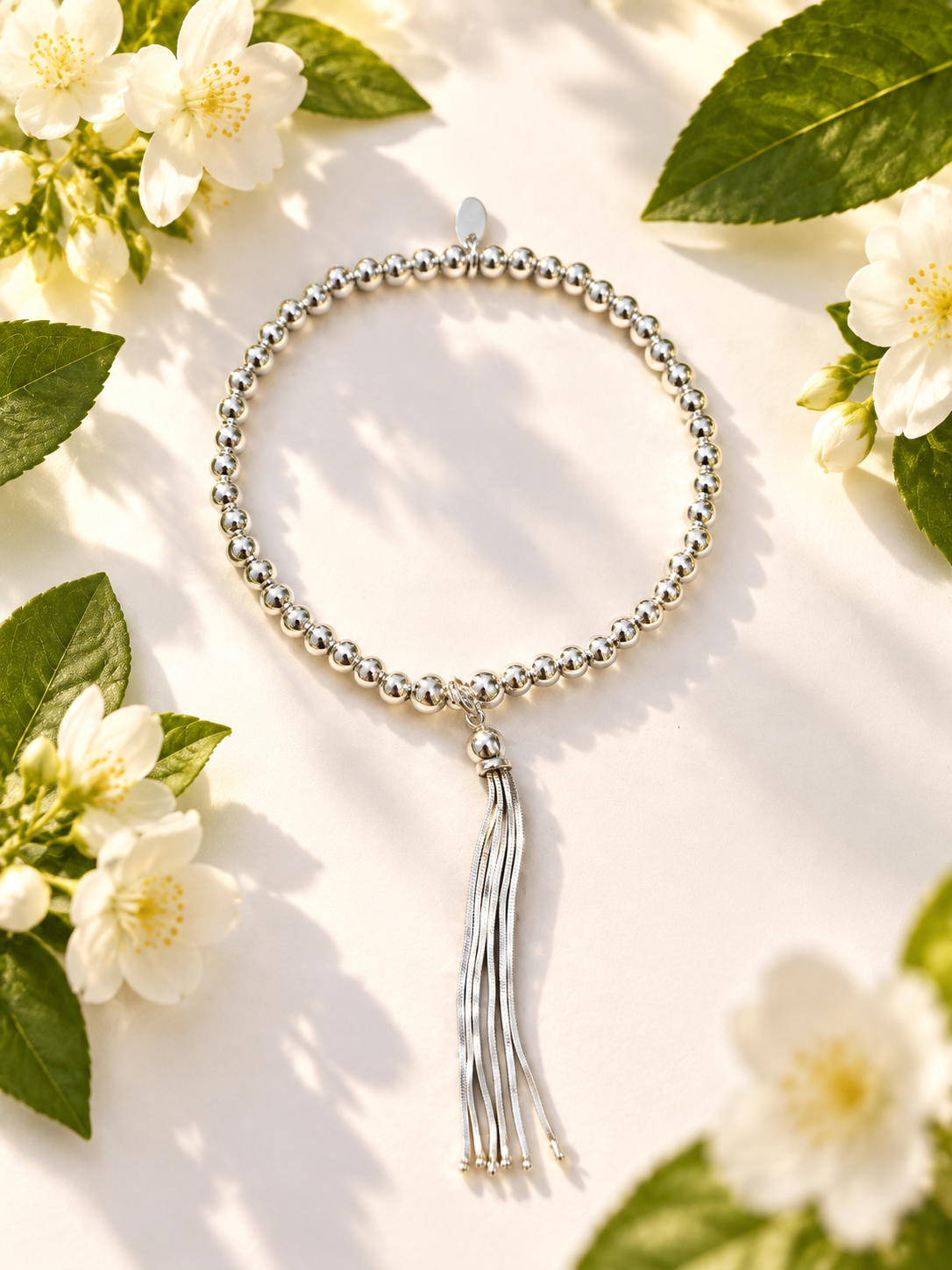 Silver Tassel Bracelet
