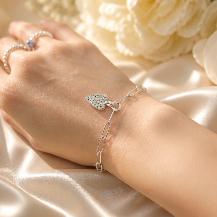 Always & Forever Handmade Heart Bracelet