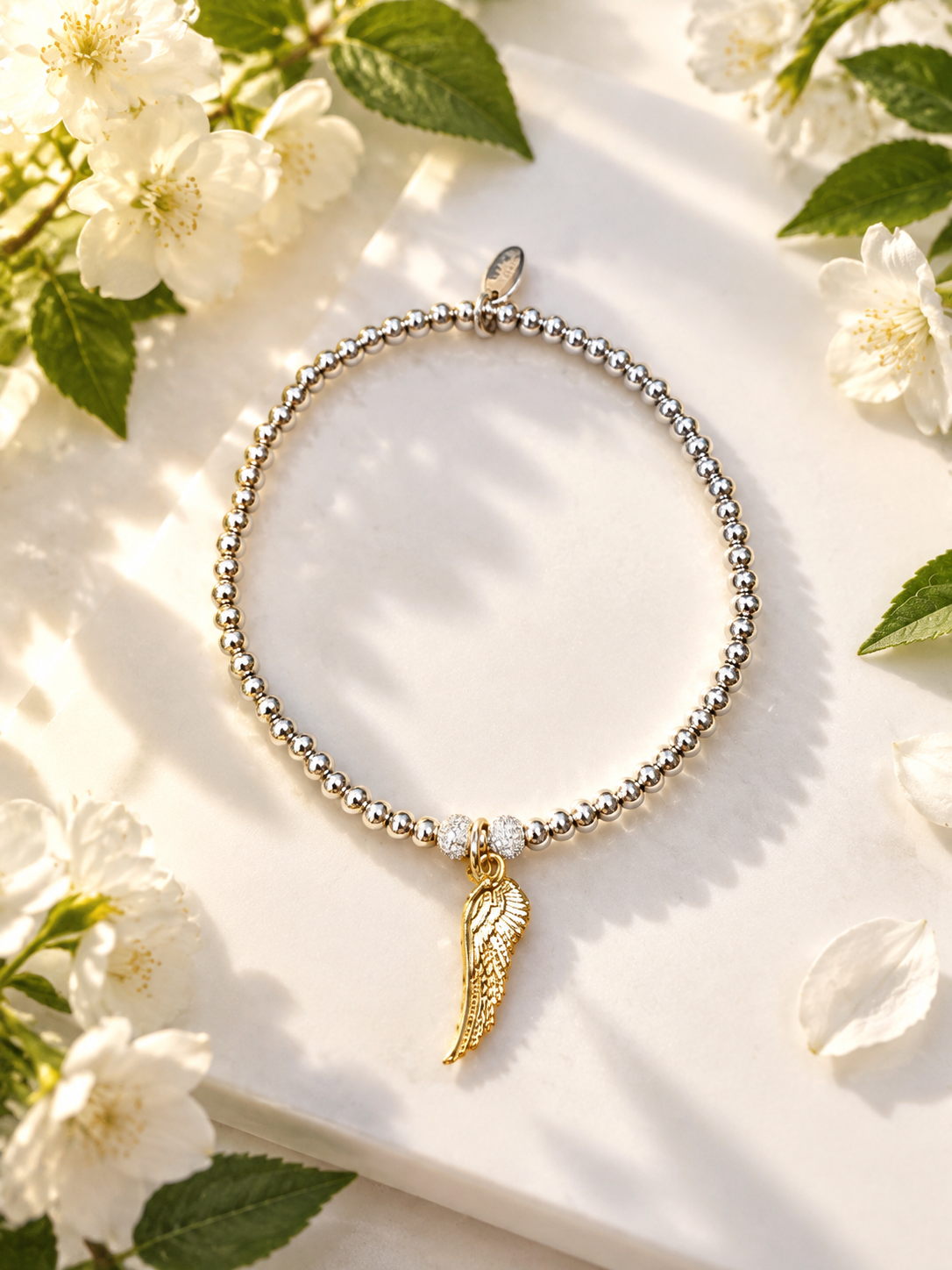 Gold Angel Wing Bracelet