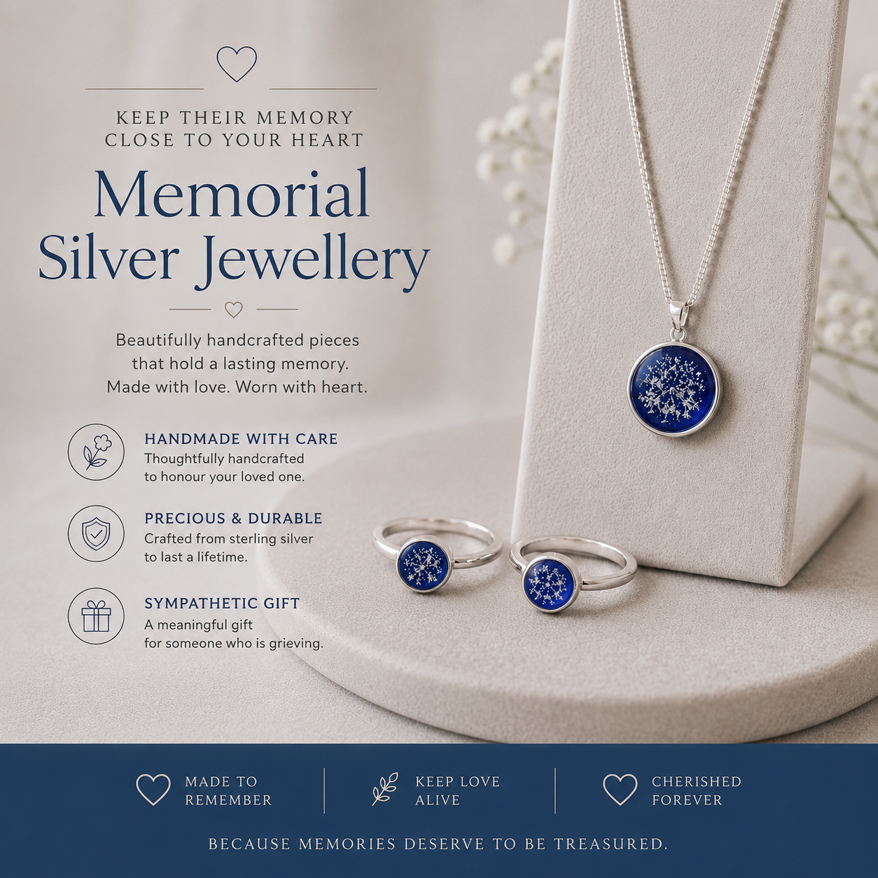 Ashes - Memorial Jewellery