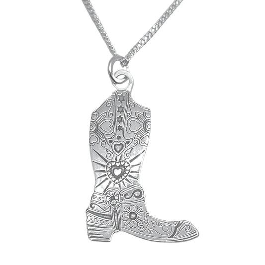 Cowboy Boot Necklace