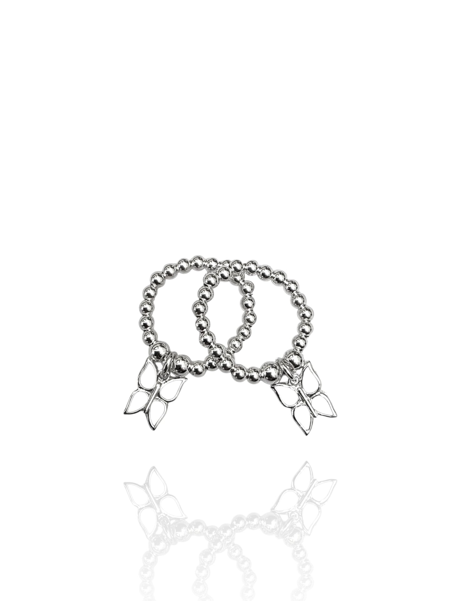 Pippa Butterfly Duo Ring Set