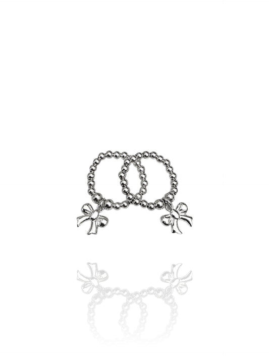 Taylor Bow Duo Ring Set