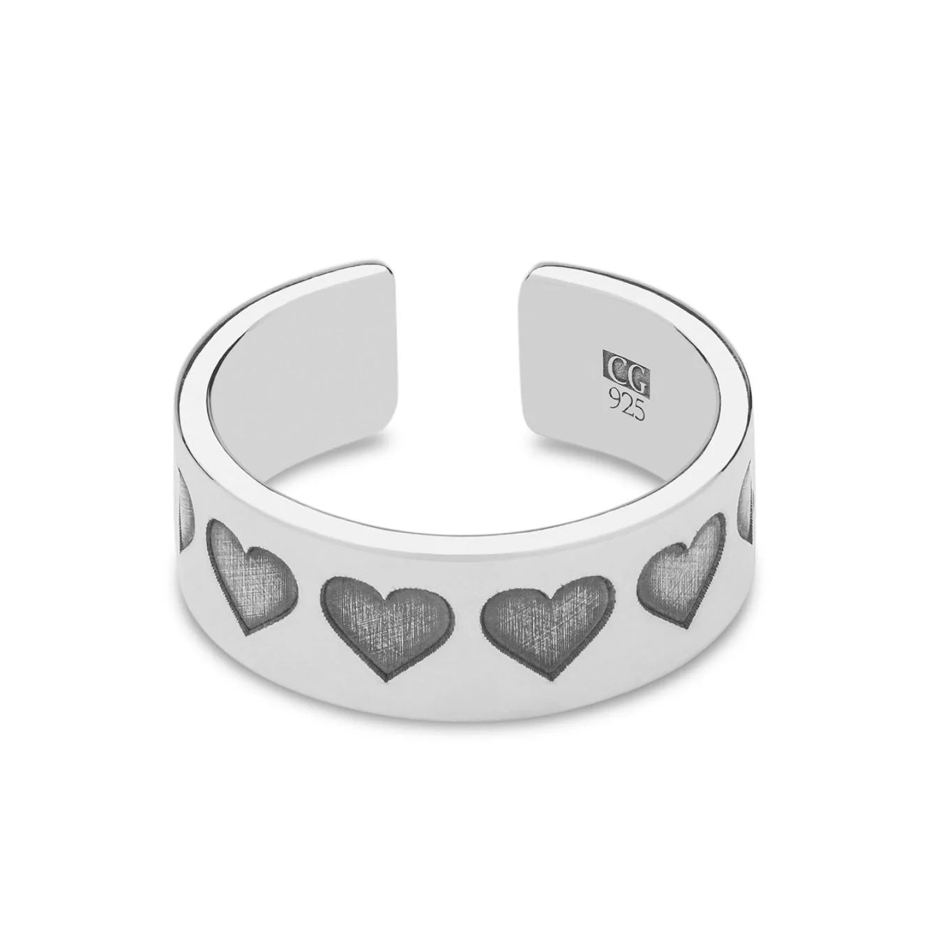 Heart Engraved Ring