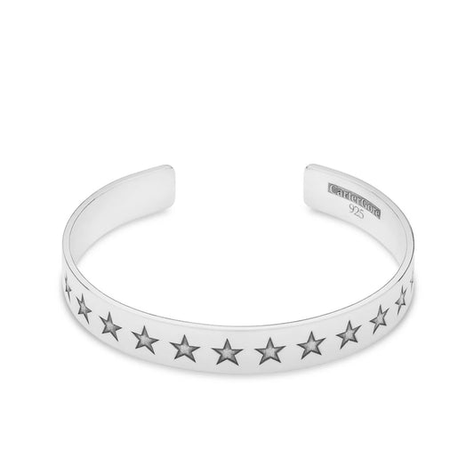 Star Engraved Bangle