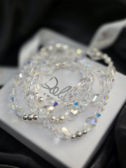 AB Sparkle Bead Bracelet