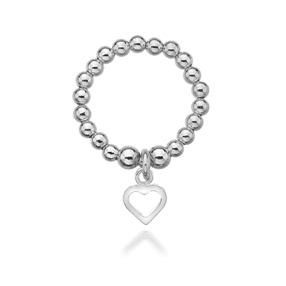 Annabelle Open Heart Ring Dollie Jewellery