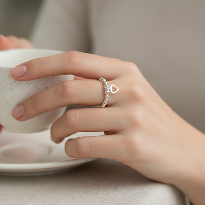 Annabelle Open Heart Ring