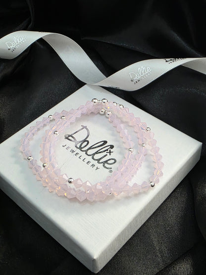 Blush Pink Crystal Bracelet