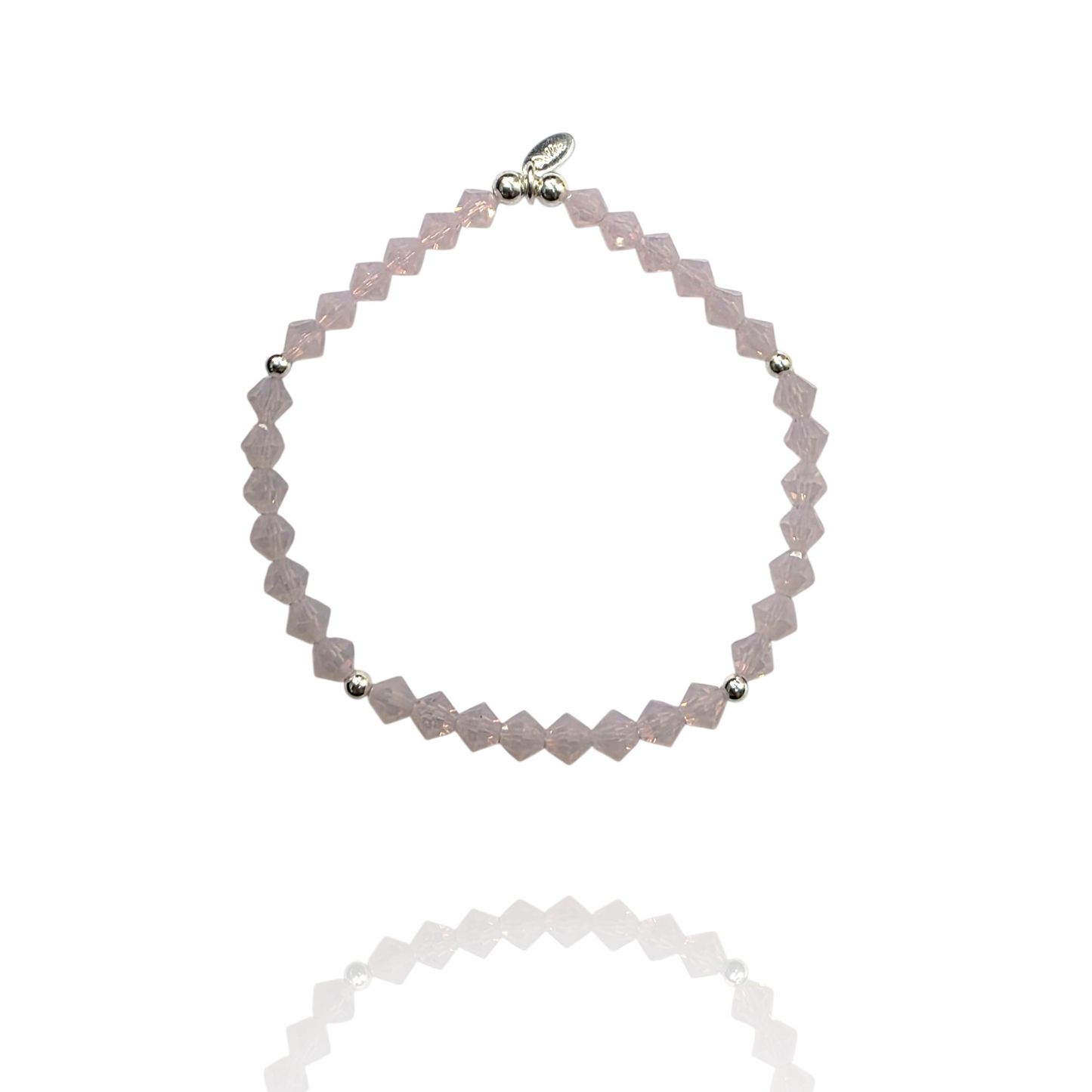 Blush Pink Crystal Bracelet