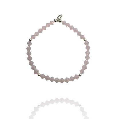 Blush Pink Crystal Bracelet