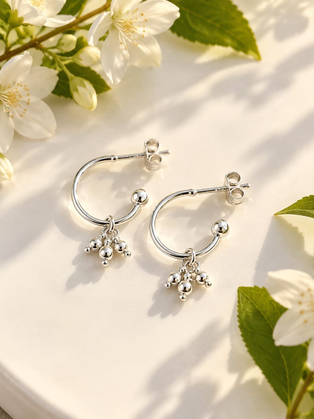 Boho Bobble Hoops