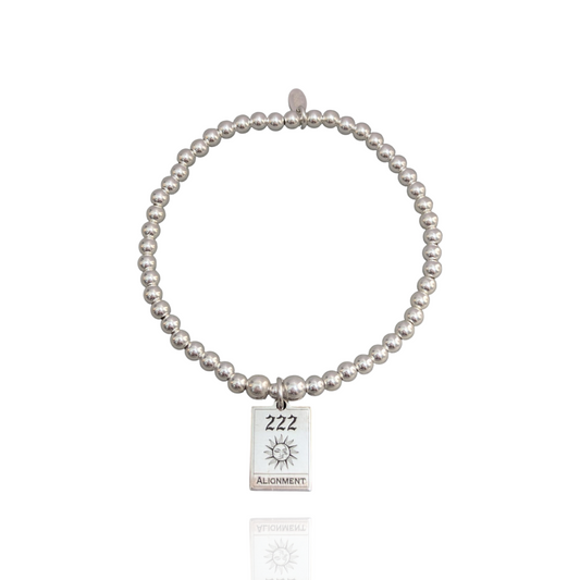 222 'Alignment' Angel Number Bracelet