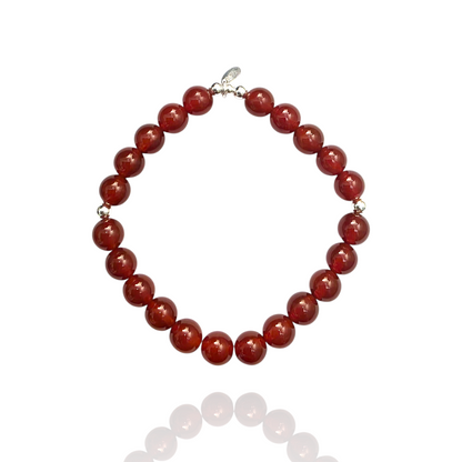 Carnelian Bobble Bracelet