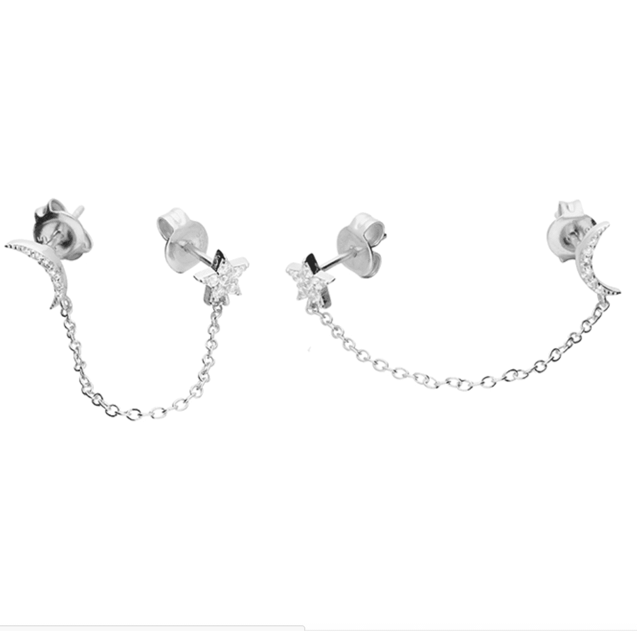 Celestial Chain Earrings Dollie Jewellery