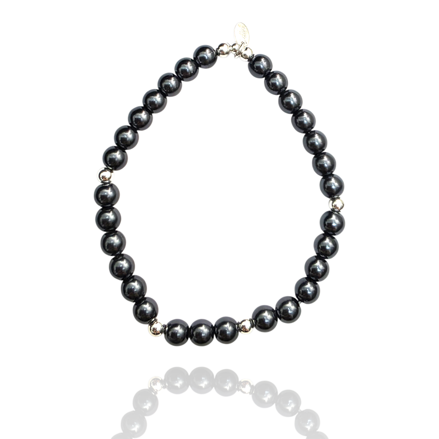 Dark Blue Secrets Pearl Bracelet