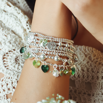 Enchanted Forest Crystal Bracelet