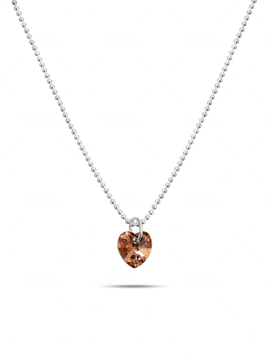 Autumn Glow Crystal Necklace