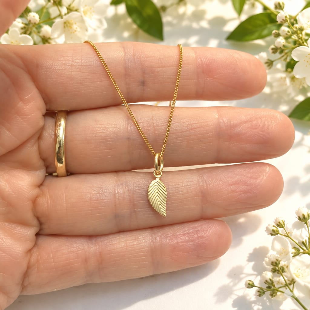 Golden Leaf Necklace