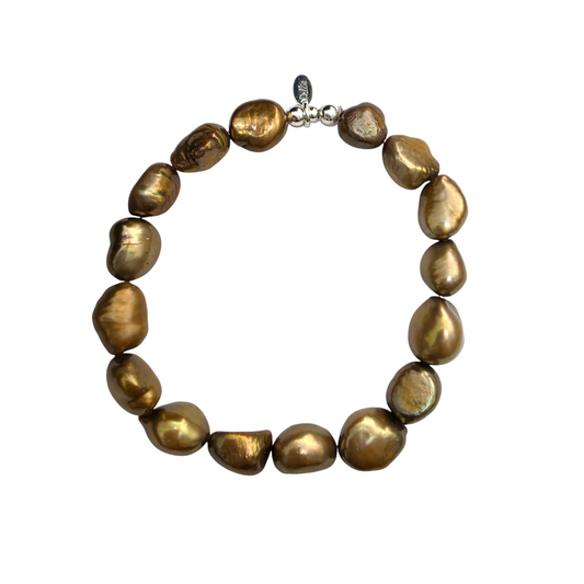 Golden Pearl Bracelet