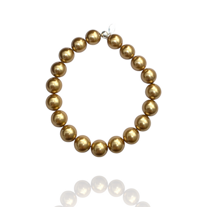 Golden Maxi Pearl Bracelet
