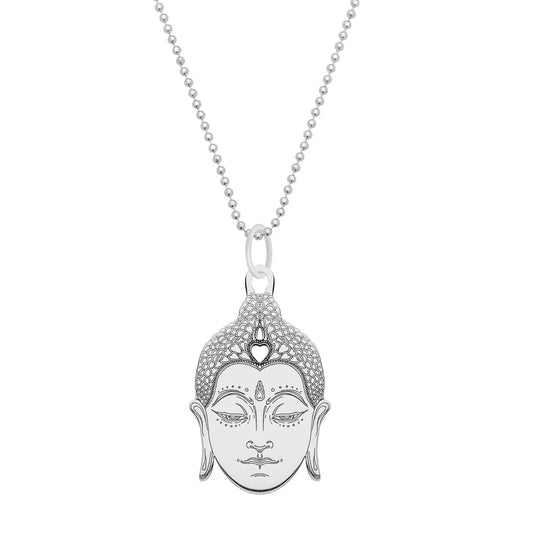 Engraved Buddha Necklace