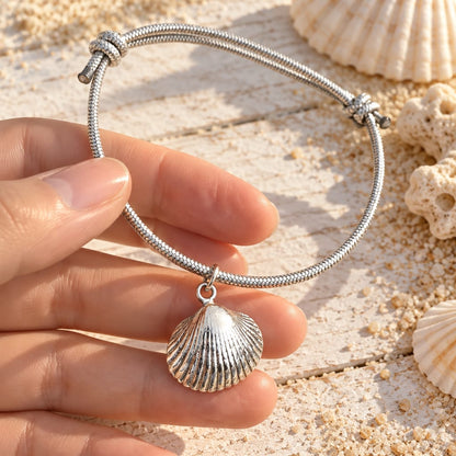 Large Cockleshell Cord Bracelet