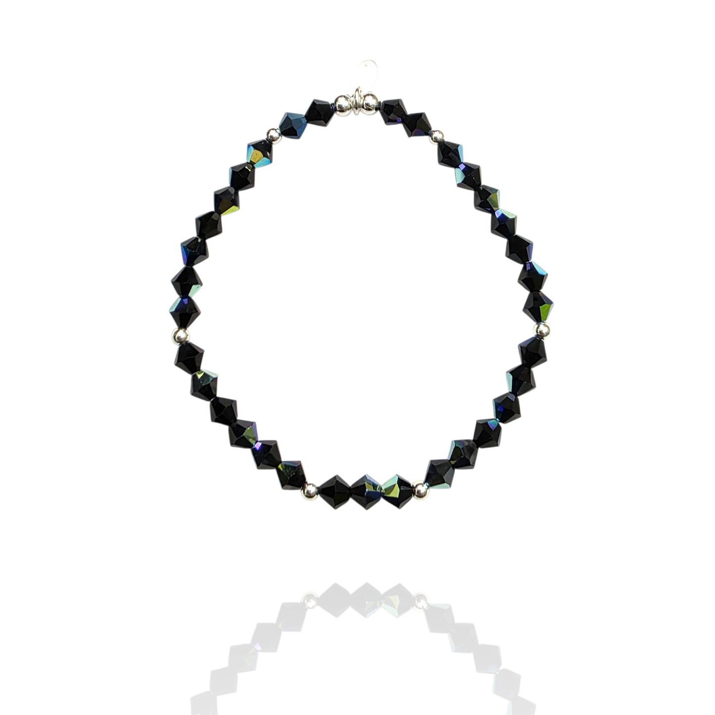Midnight Velvet Crystal Bracelet