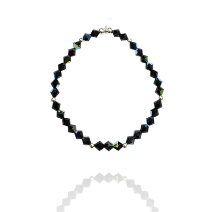 Midnight Velvet Crystal Bracelet