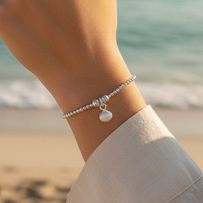 Mini Bead Seashell Bracelet