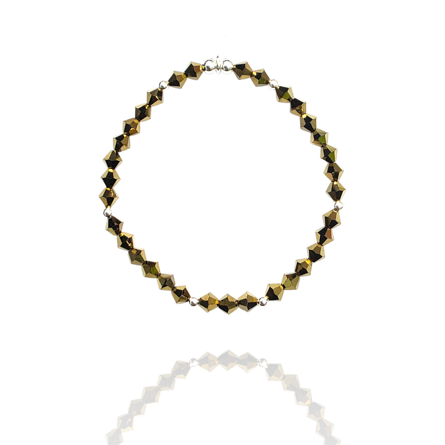 Mystical Golden Crystal Bracelet