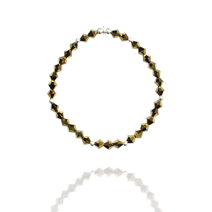 Mystical Golden Crystal Bracelet