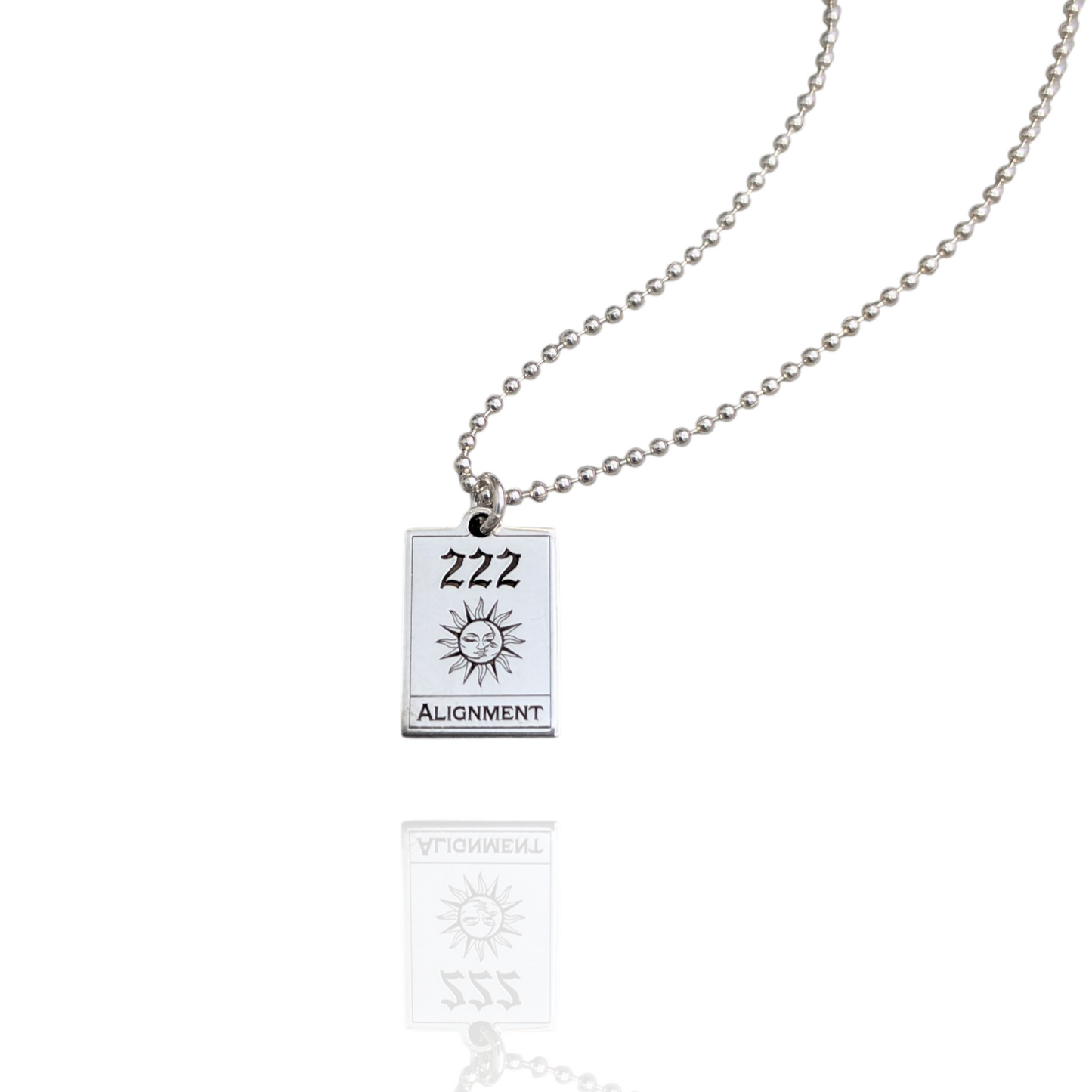 222 'Alignment' Angel Number Necklace