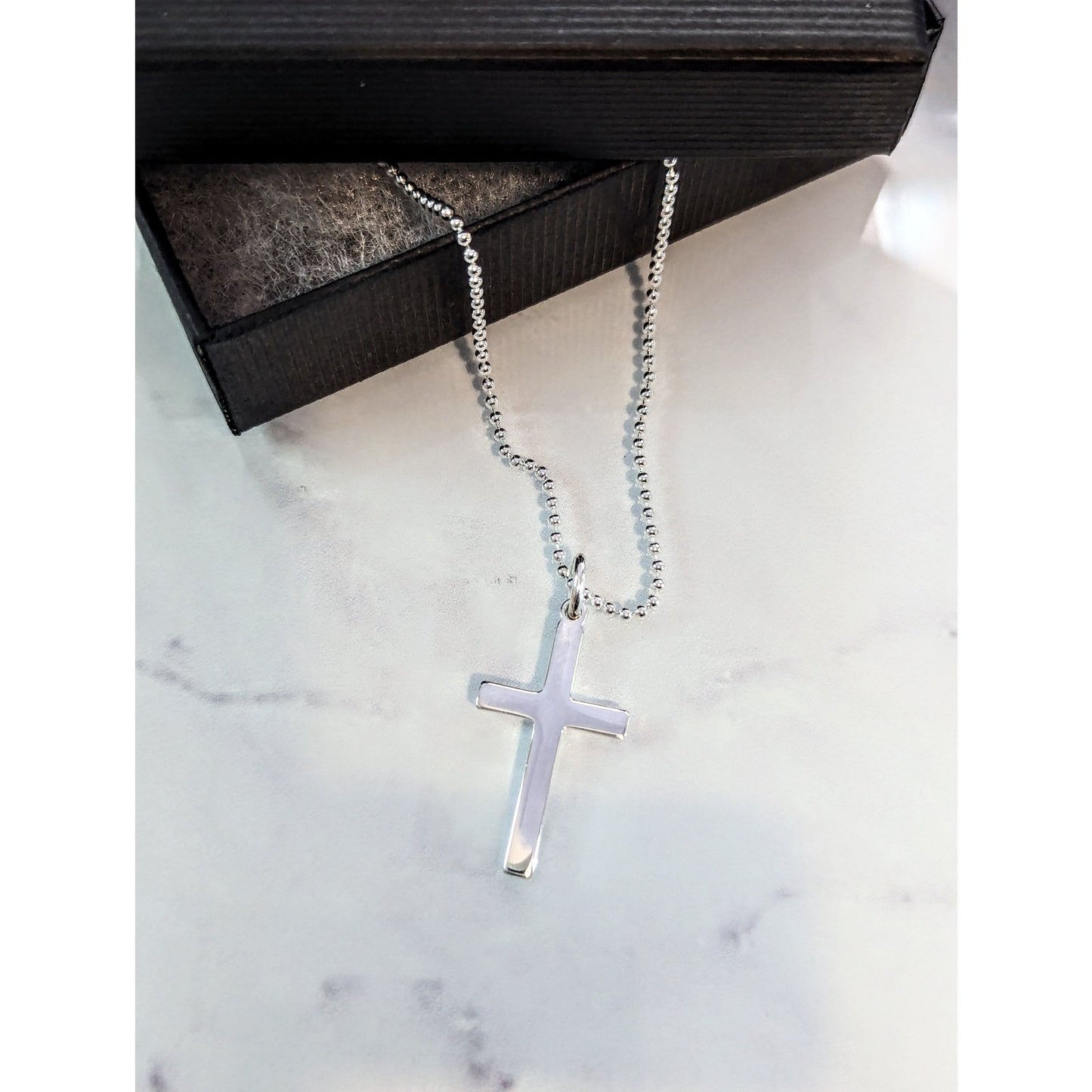 Mens Silver Cross Dollie Jewellery