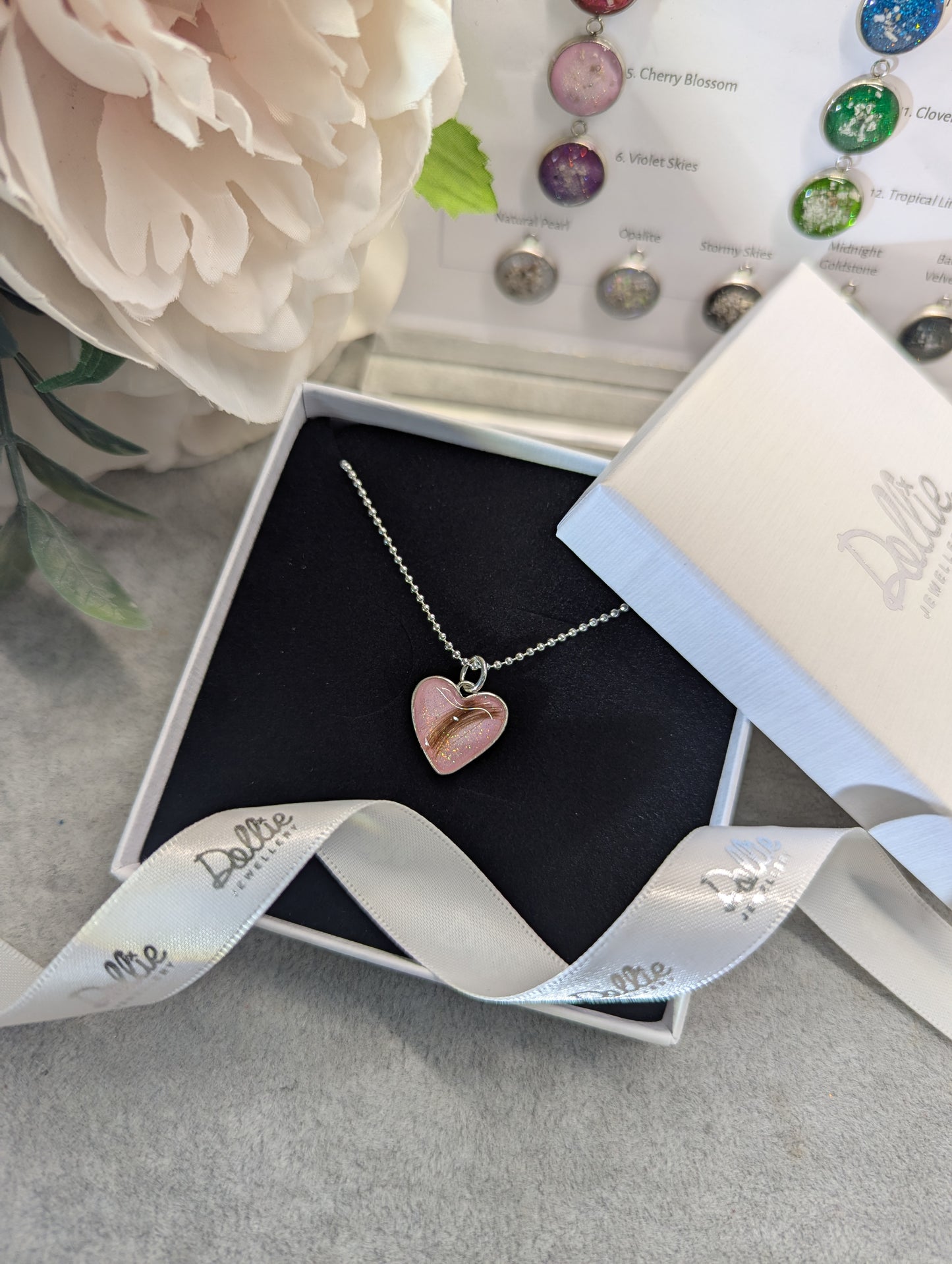 Ashes Heart Pendant Necklace