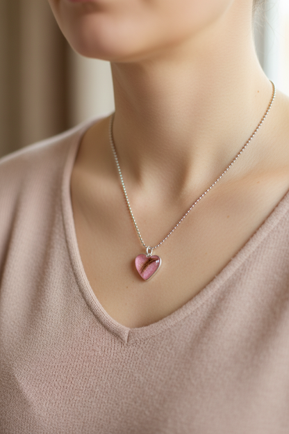 Heart Pendant Ashes Necklace