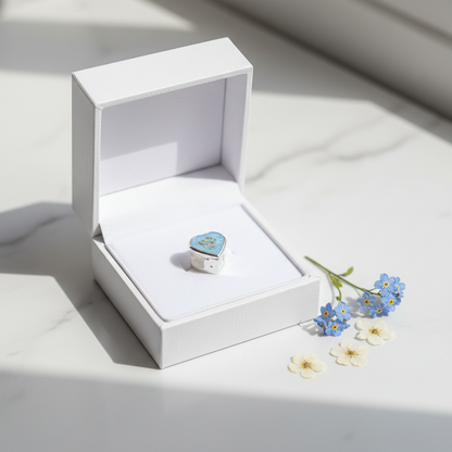 Heart Slider Ashes Charm